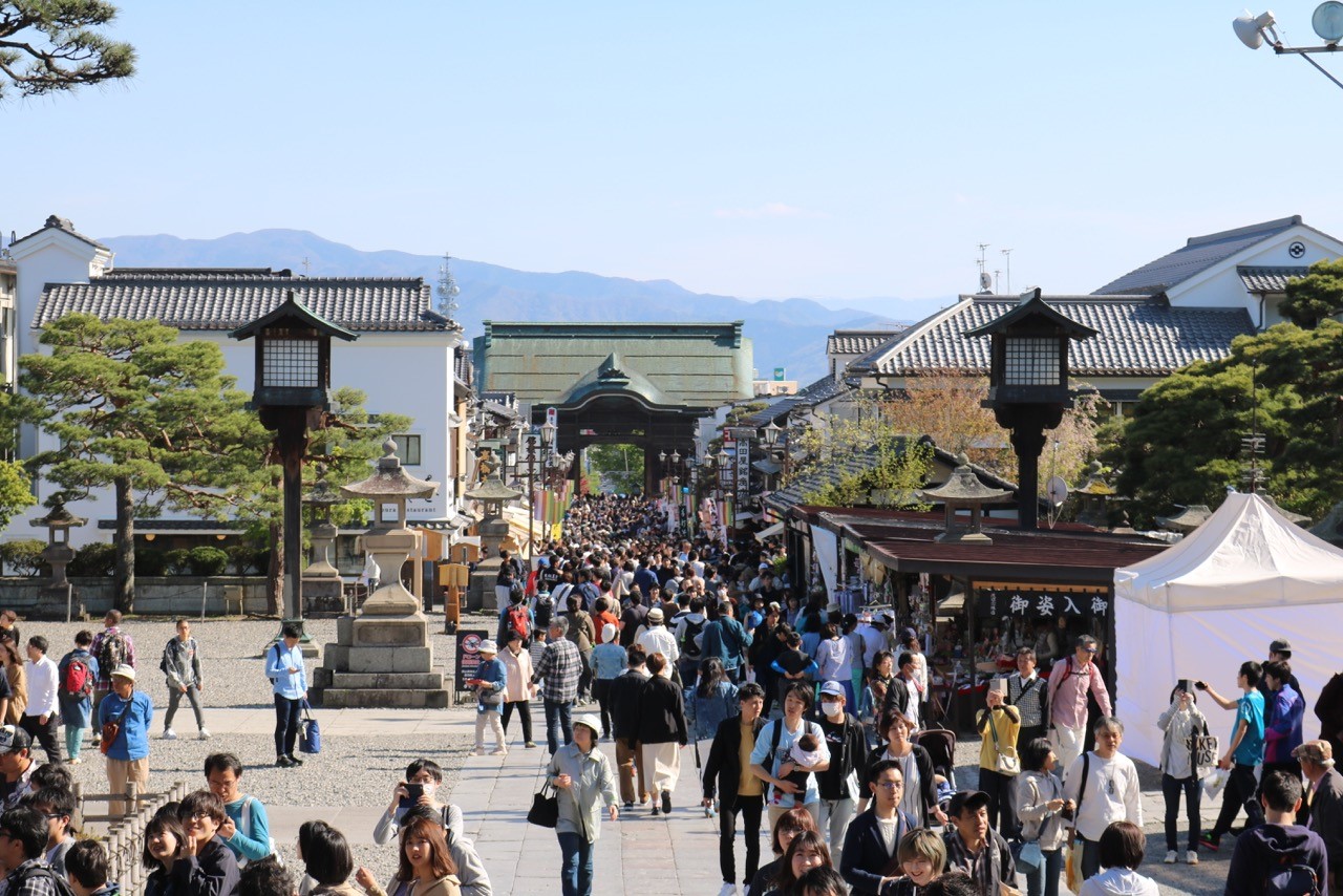 Nagano während der Golden Week.