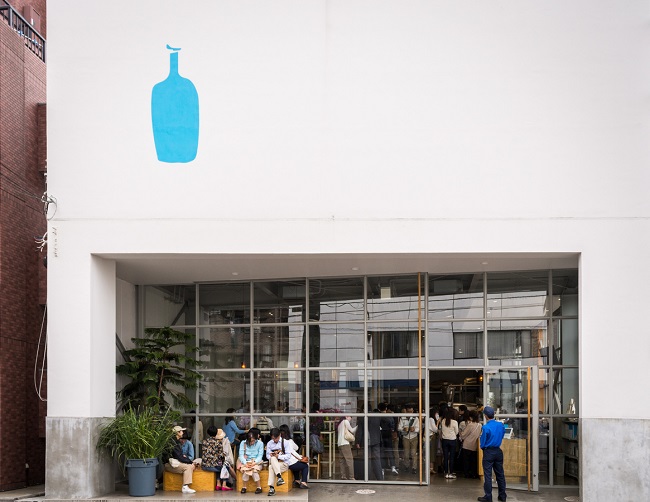 Blue Bottle Coffee in Kiyosumi-Shirakawa.